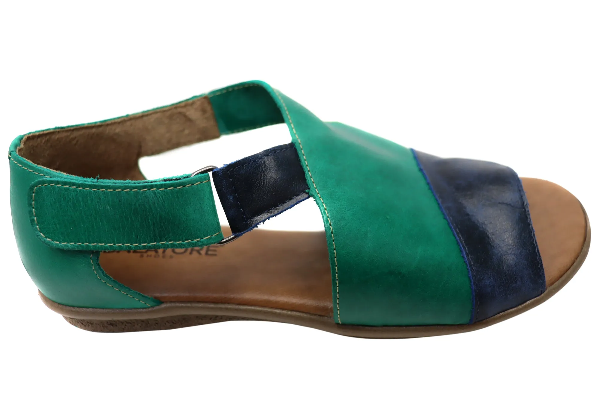 Balatore Penelope Damen Bequeme Ledersandalen Hergestellt In Brasilien Balatore Schuhe