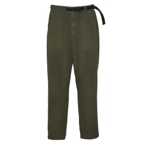 Barbour Grindle Relaxed Canvas Hose Mittel Oliv