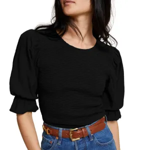 Bardot T-Shirt in Tiefschwarz