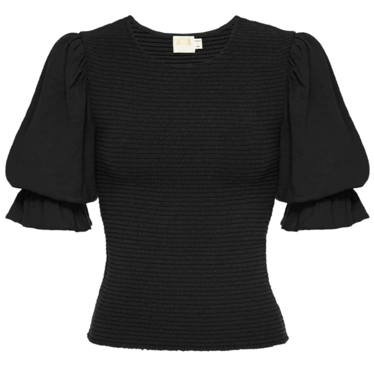 Bardot T-Shirt in Tiefschwarz