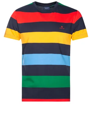 Barstripe Kurzarm T-Shirt Mehrfarbig