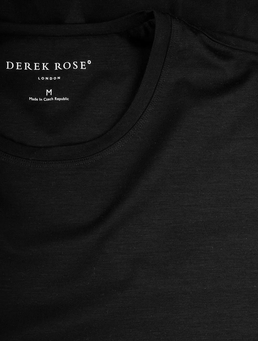 Basel Rundhals T-Shirt Schwarz