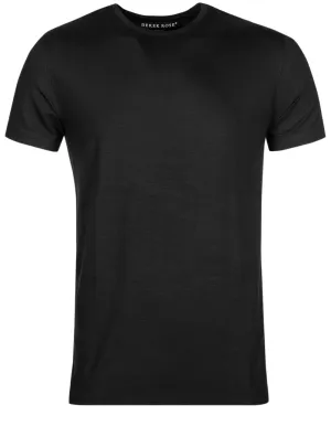 Basel Rundhals T-Shirt Schwarz