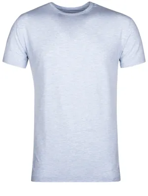 Basel Rundhals T-Shirt Blau