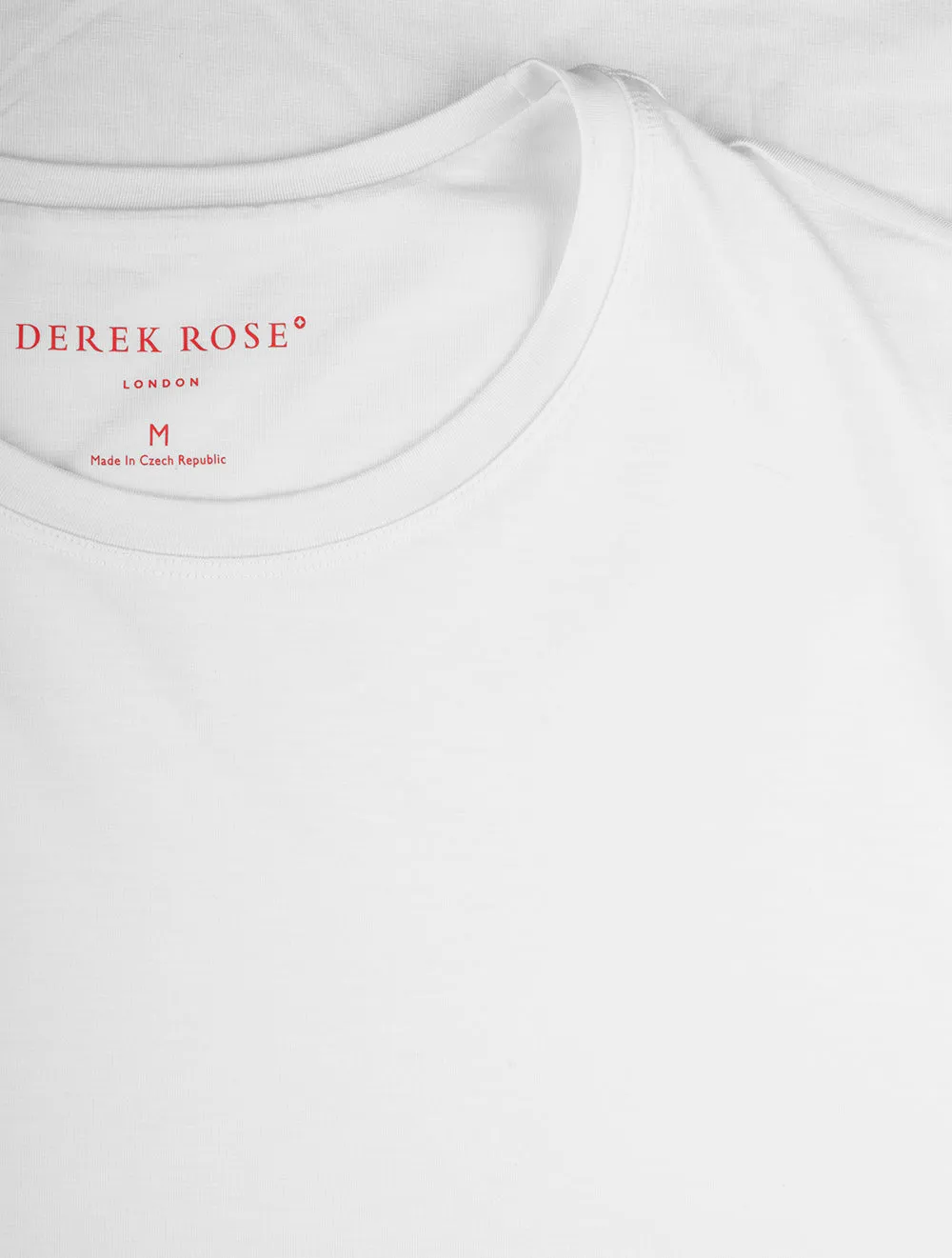 Basel Rundhals T-Shirt Weiß