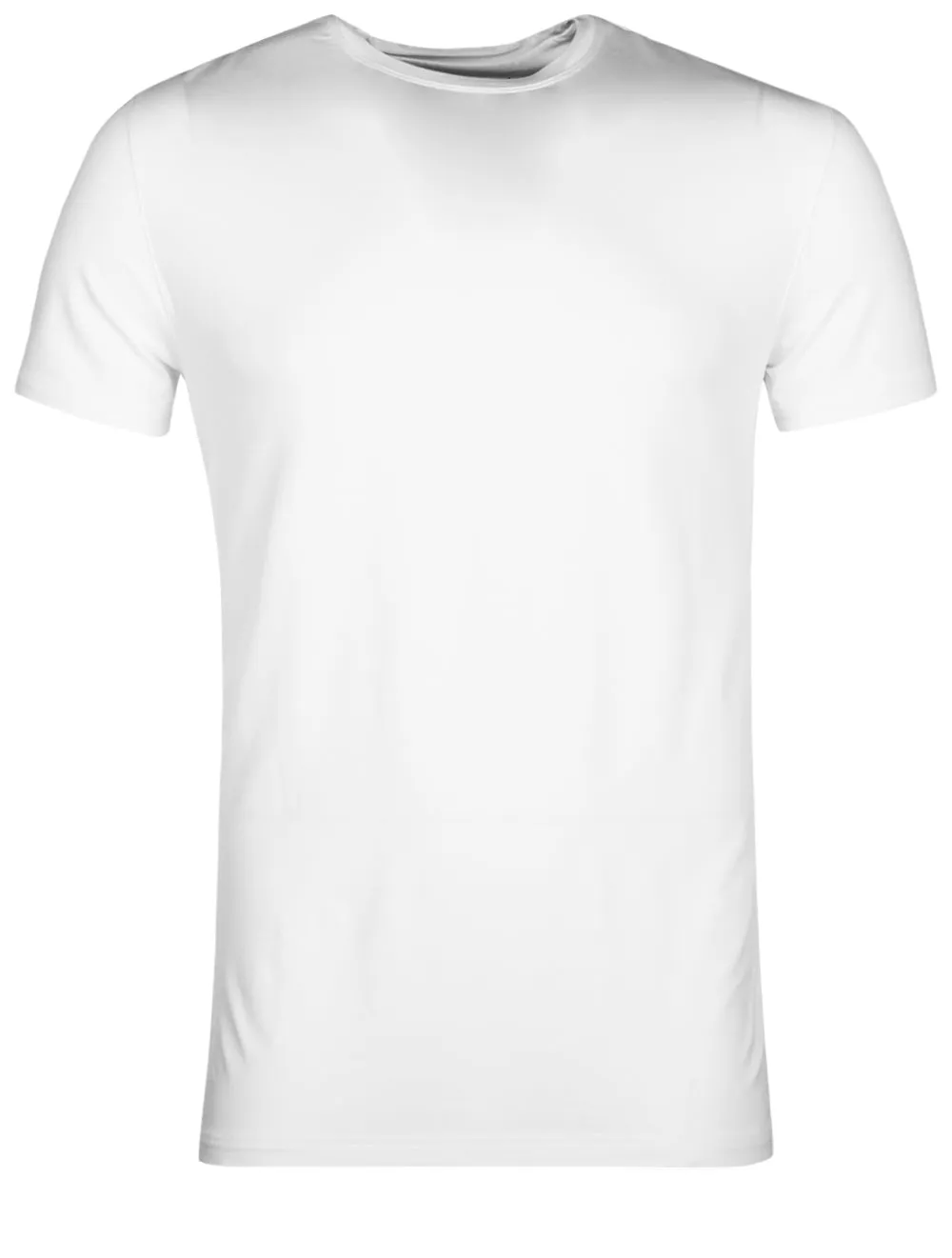 Basel Rundhals T-Shirt Weiß