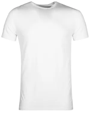 Basel Rundhals T-Shirt Weiß