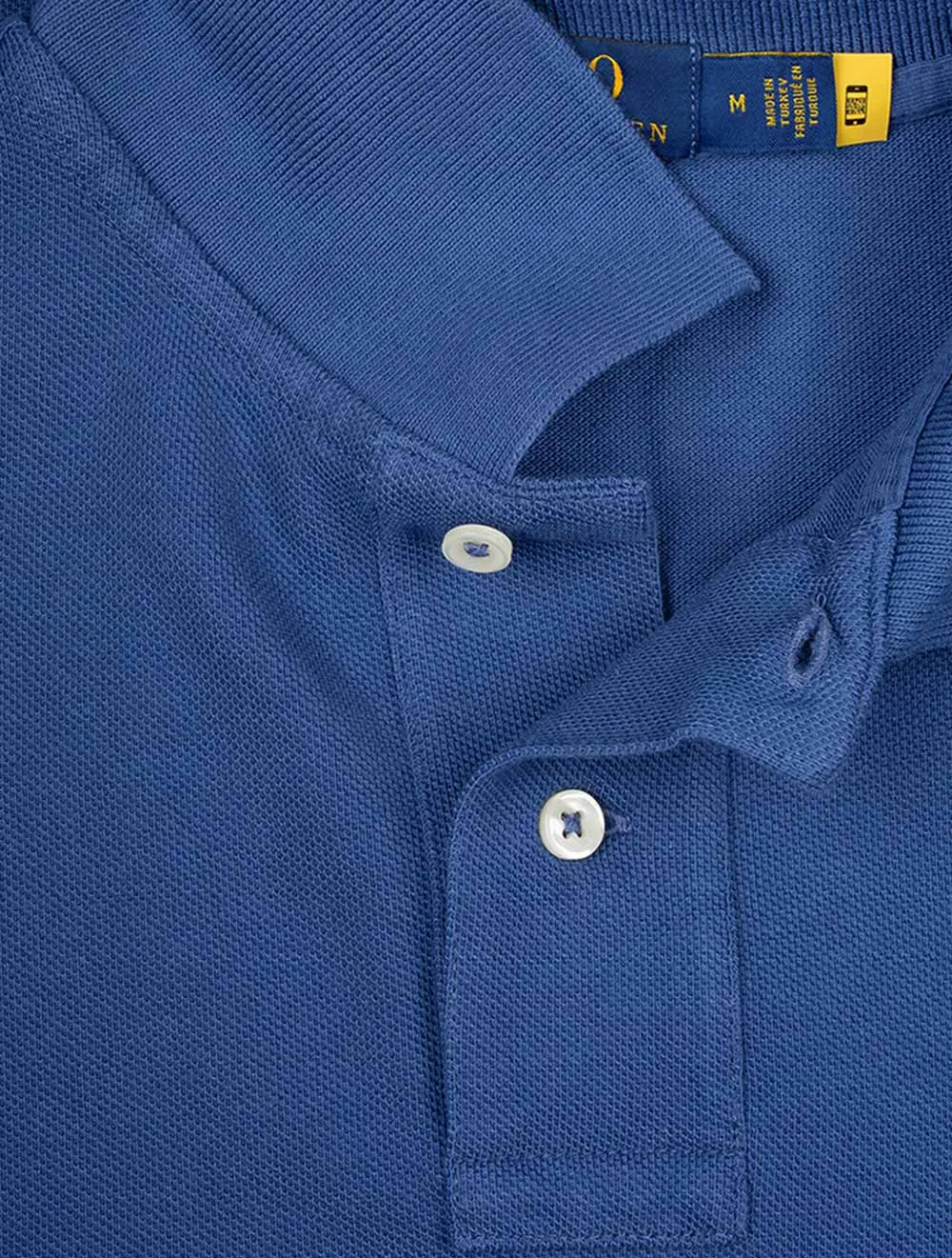Basic Mesh Polo-Shirt Royal