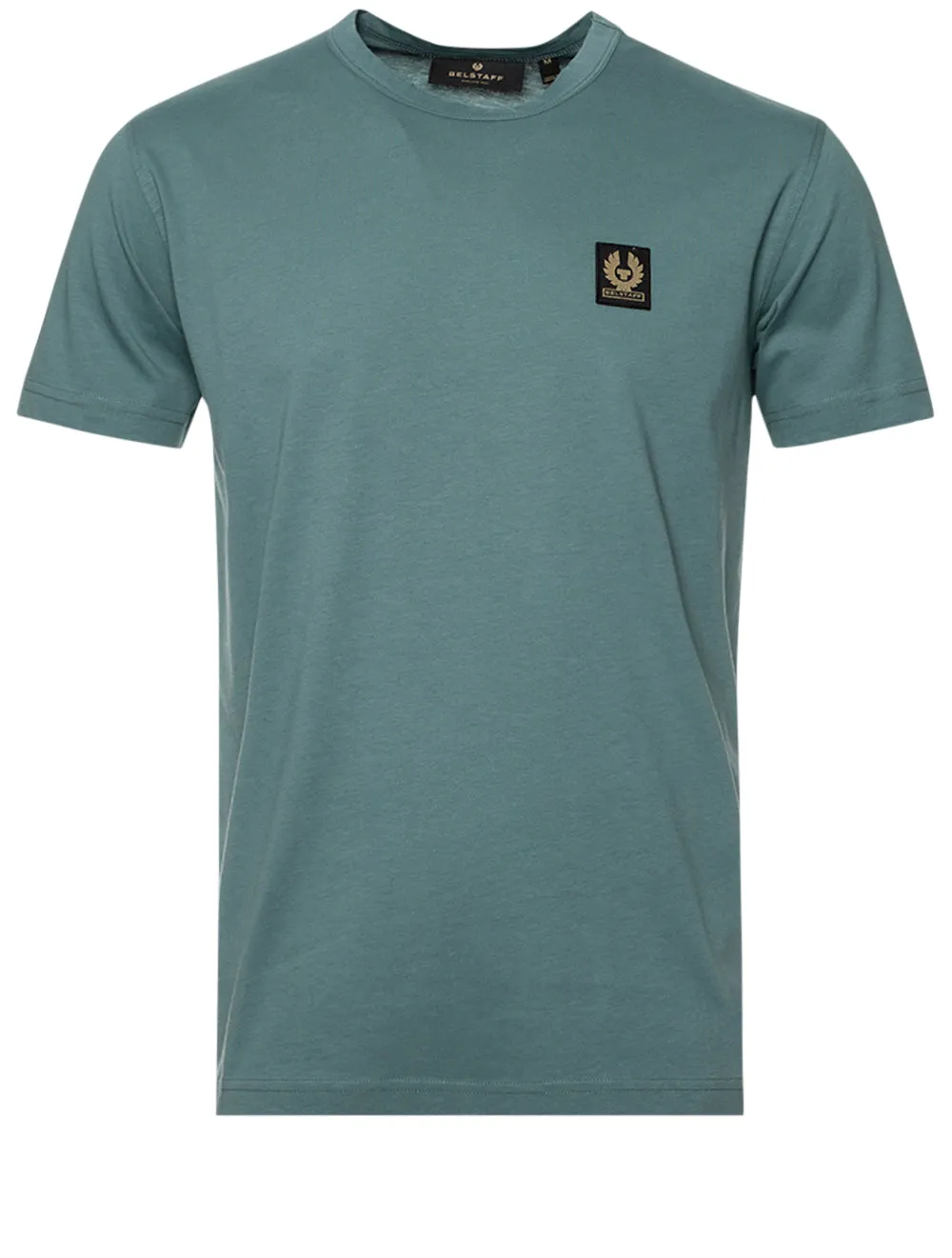 Basic T-Shirt Verblasstes Petrol