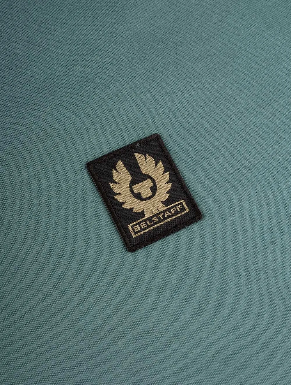 Basic T-Shirt Verblasstes Petrol