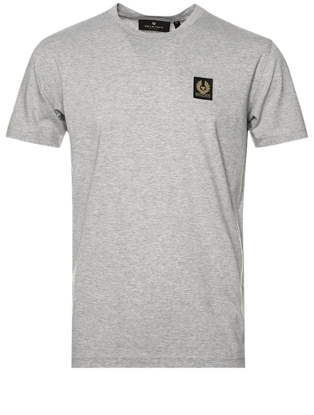 Basic T-Shirt Grau Melange