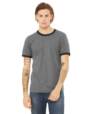 Bella   Canvas 3055C Herren-Jersey Kurzarm-Ringer T-Shirt