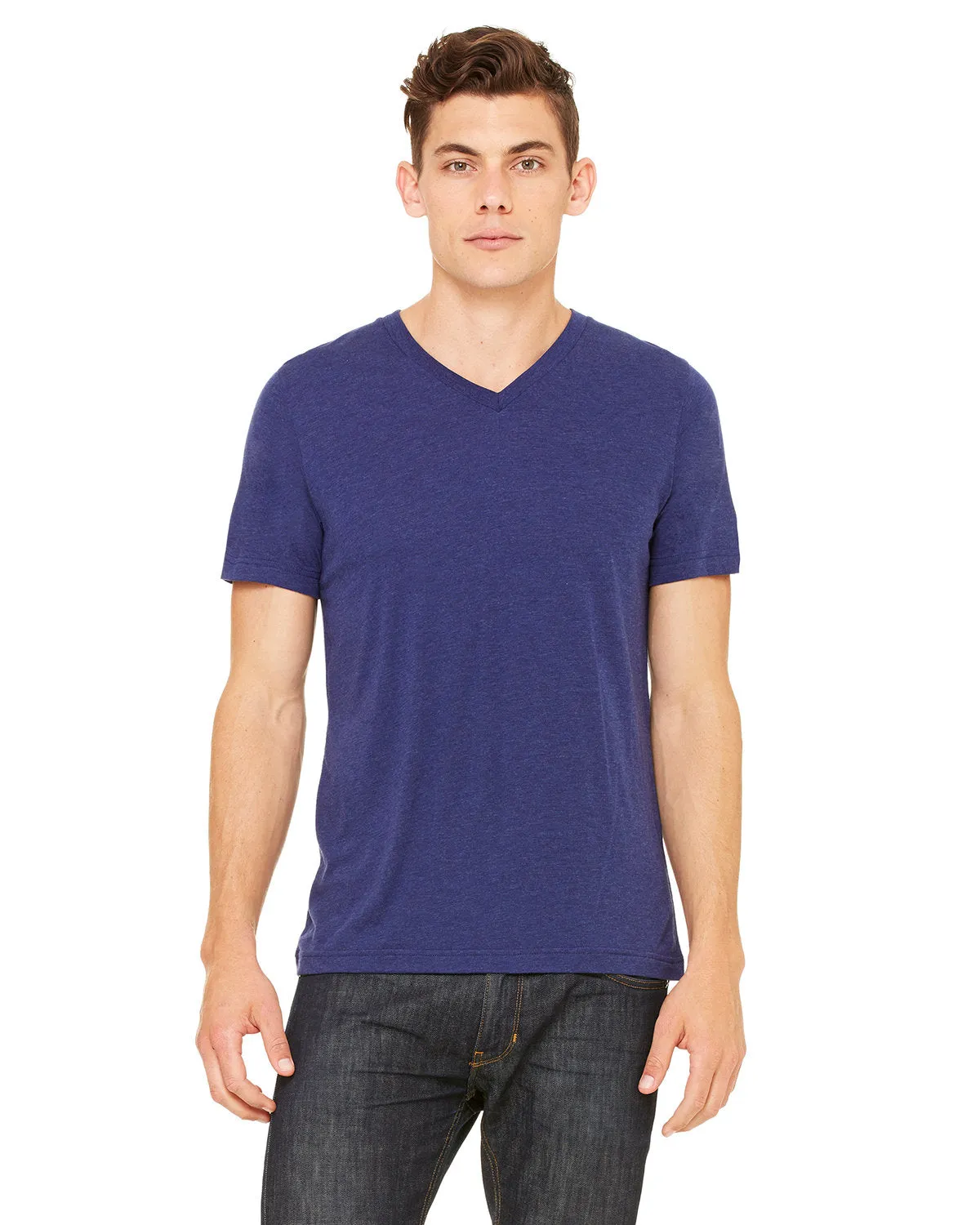 Bella   Canvas 3415C Unisex Triblend V-Ausschnitt T-Shirt