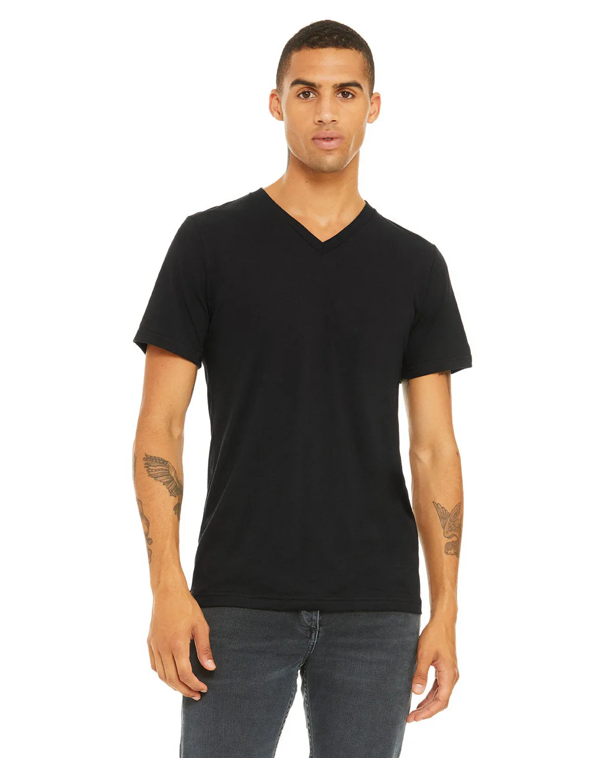 Bella   Canvas 3415C Unisex Triblend V-Ausschnitt T-Shirt