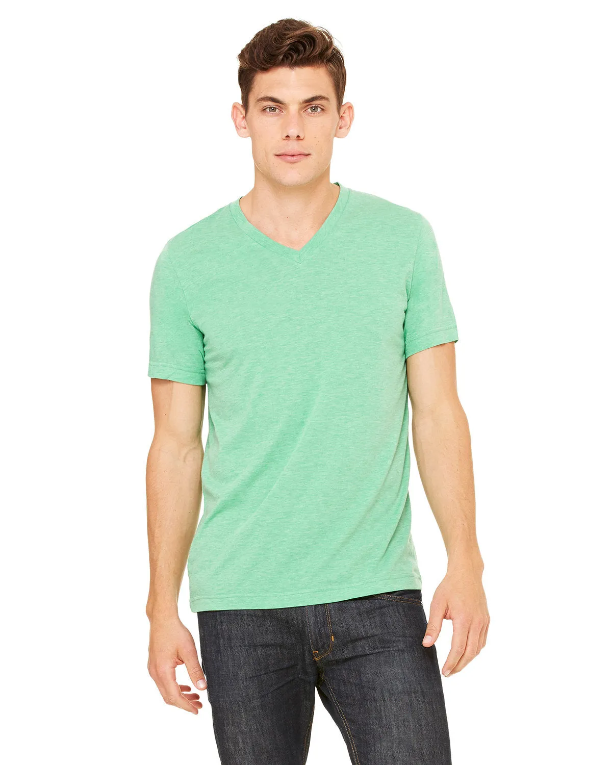 Bella   Canvas 3415C Unisex Triblend V-Ausschnitt T-Shirt