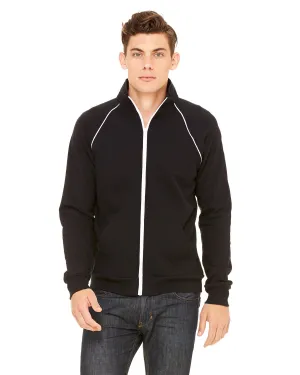 Bella   Canvas 3710 Herren Fleecejacke mit Paspelierung