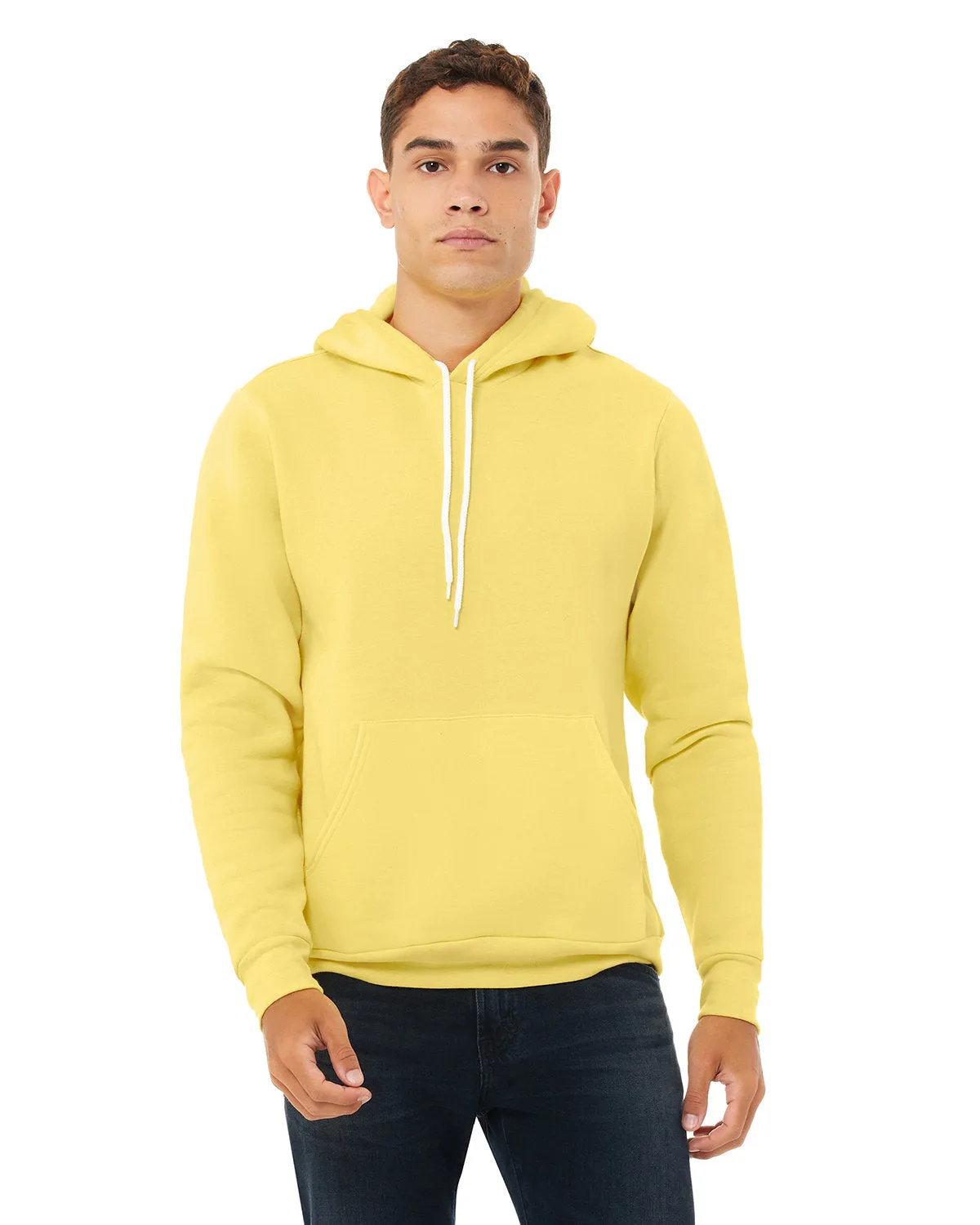 Bella   Canvas 3719 Unisex Fleece-Pullover mit Kapuze aus Schwammmaterial