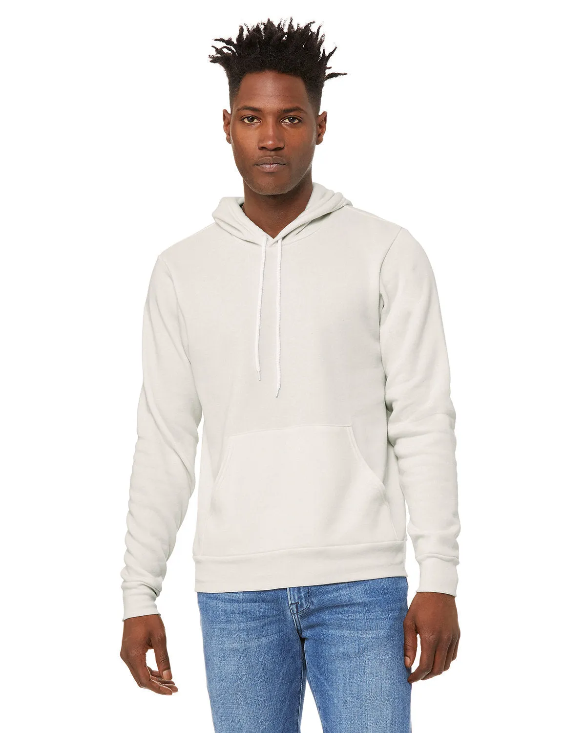 Bella   Canvas 3719 Unisex Fleece-Pullover mit Kapuze aus Schwammmaterial