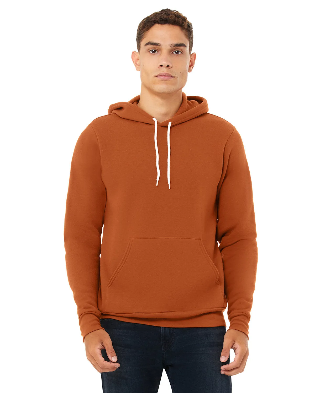 Bella   Canvas 3719 Unisex Fleece-Pullover mit Kapuze aus Schwammmaterial
