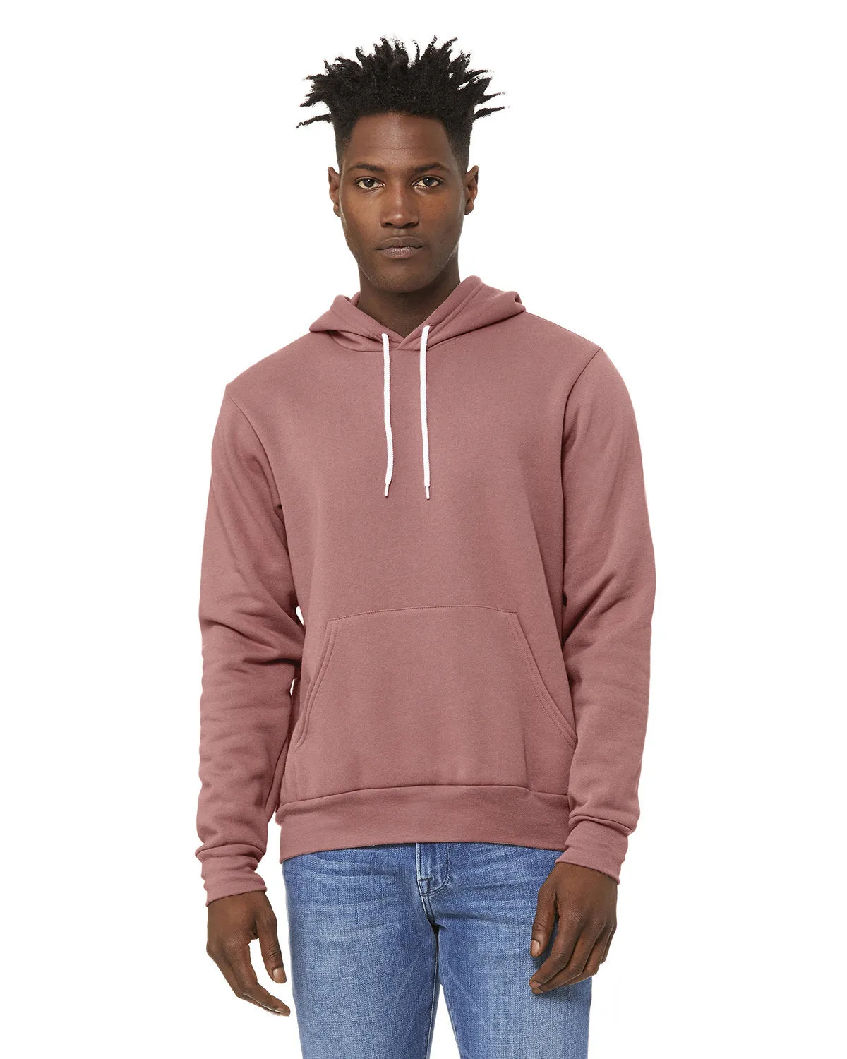 Bella   Canvas 3719 Unisex Fleece-Pullover mit Kapuze aus Schwammmaterial