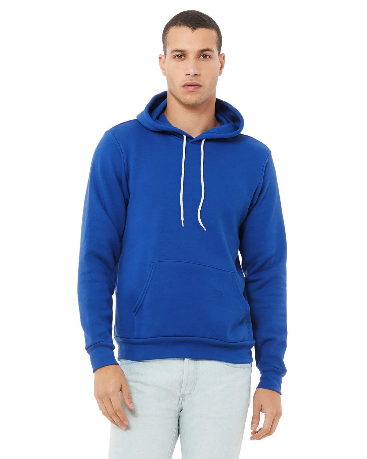 Bella   Canvas 3719 Unisex Fleece-Pullover mit Kapuze aus Schwammmaterial