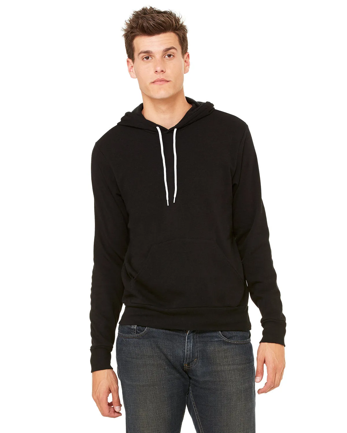 Bella   Canvas 3719 Unisex Fleece-Pullover mit Kapuze aus Schwammmaterial
