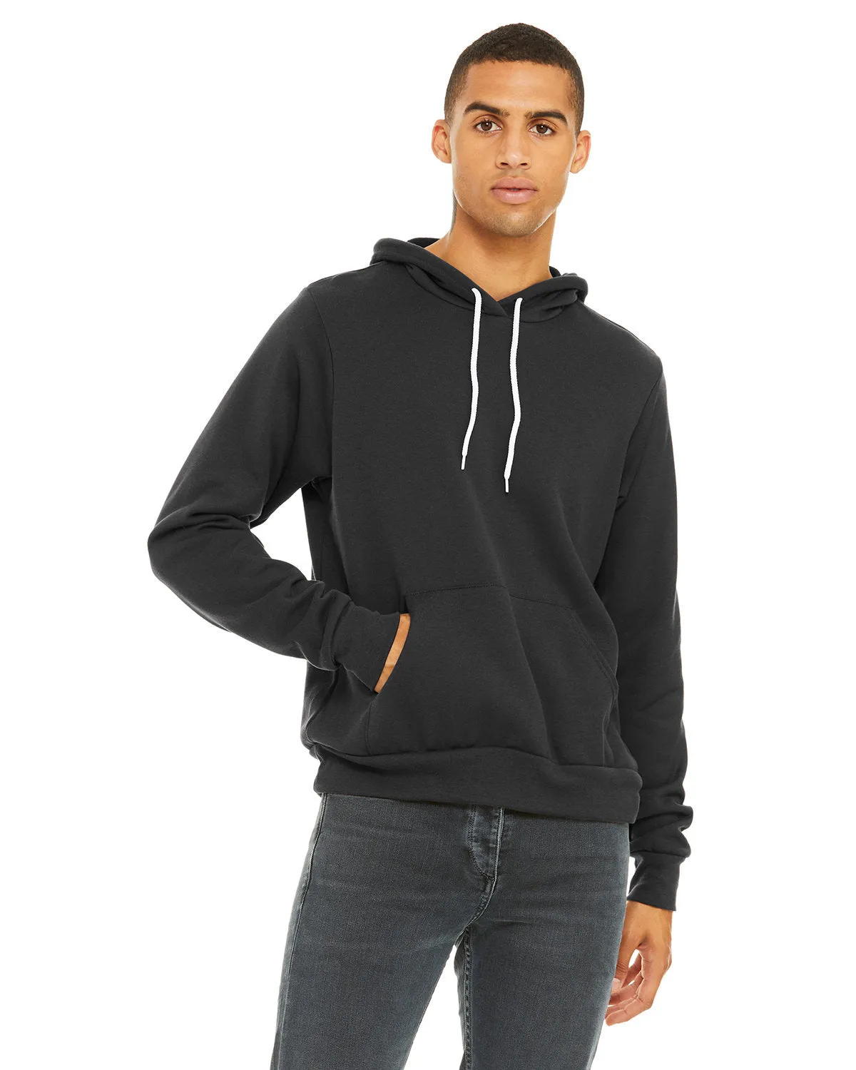Bella   Canvas 3719 Unisex Fleece-Pullover mit Kapuze aus Schwammmaterial