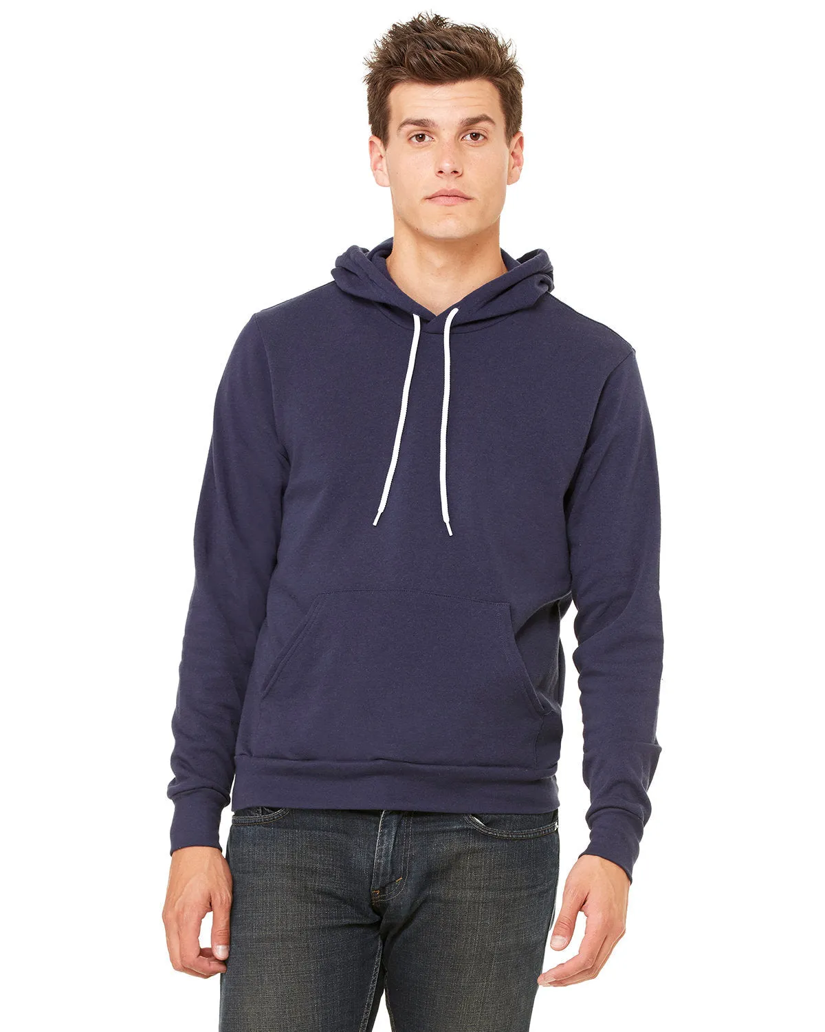 Bella   Canvas 3719 Unisex Fleece-Pullover mit Kapuze aus Schwammmaterial