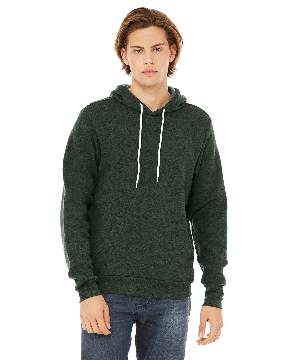 Bella   Canvas 3719 Unisex Fleece-Pullover mit Kapuze aus Schwammmaterial