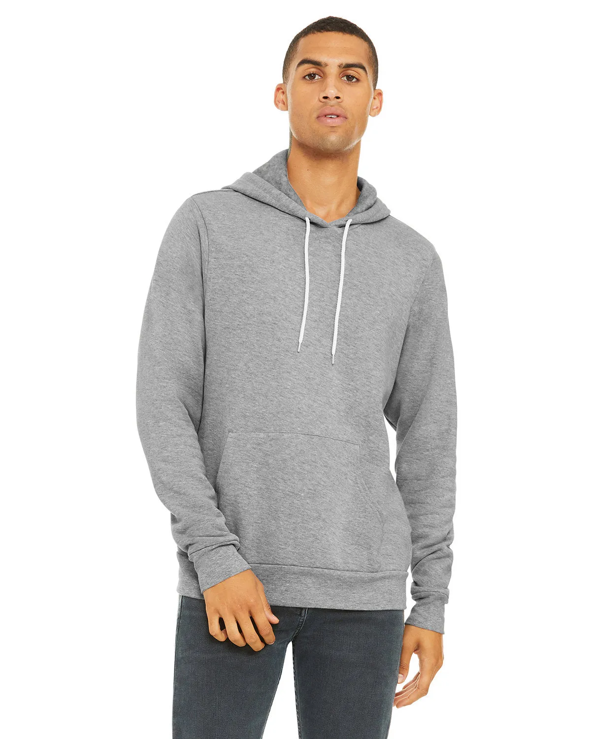 Bella   Canvas 3719 Unisex Fleece-Pullover mit Kapuze aus Schwammmaterial