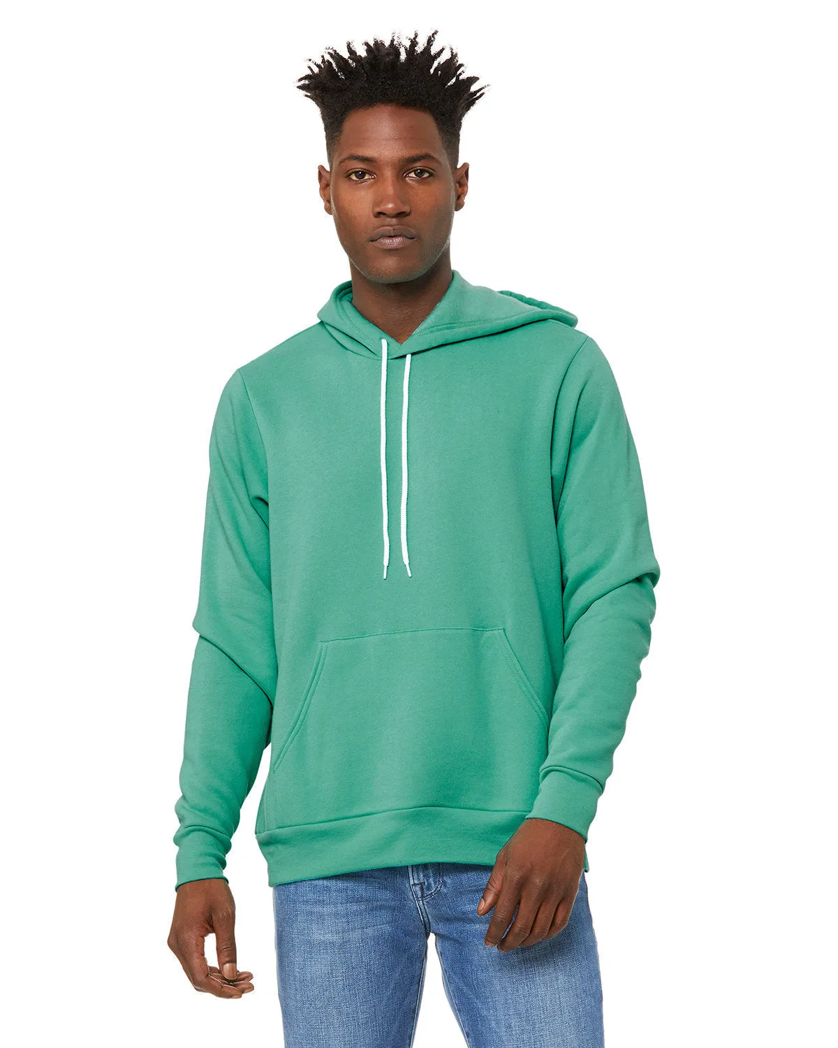 Bella   Canvas 3719 Unisex Fleece-Pullover mit Kapuze aus Schwammmaterial