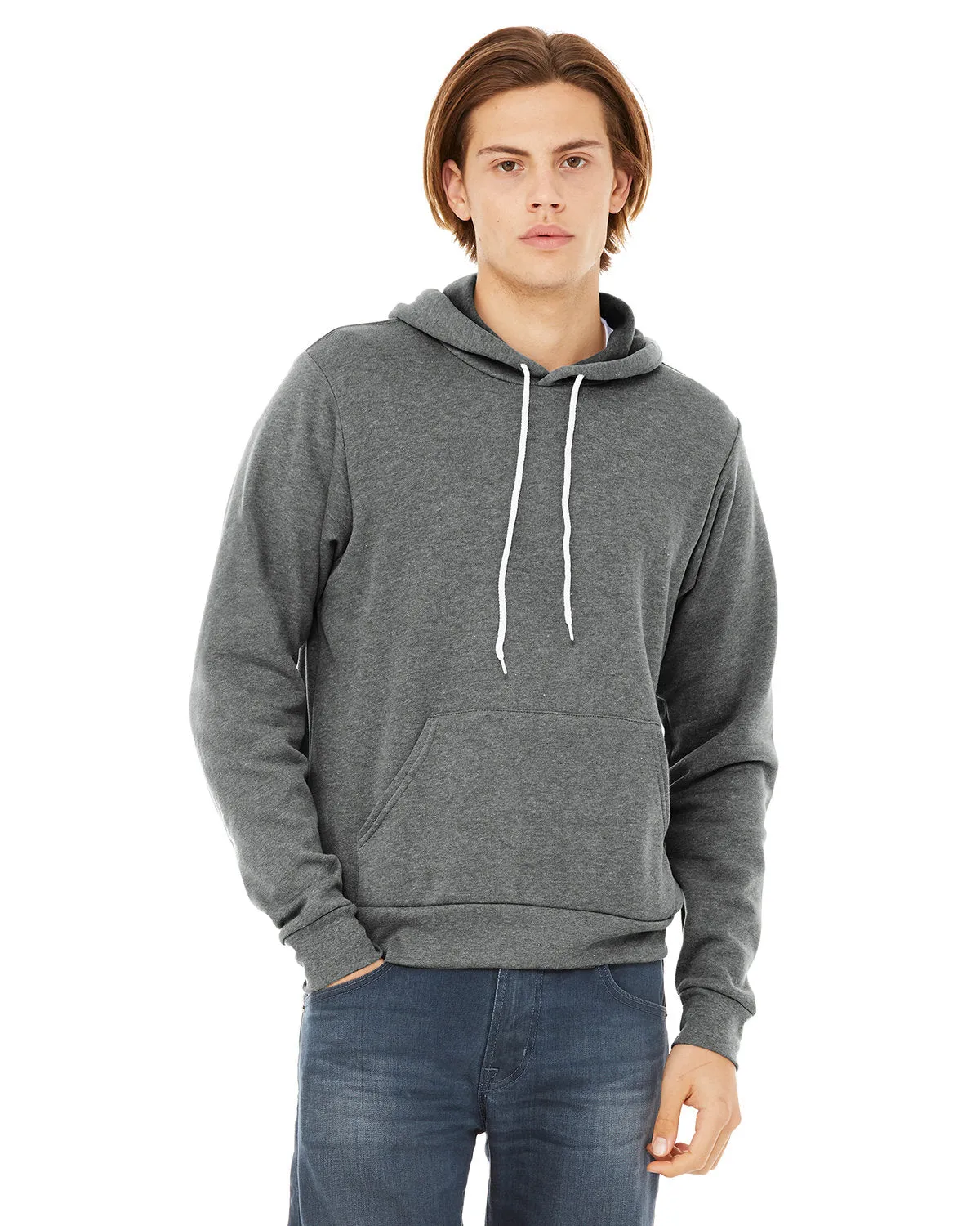Bella   Canvas 3719 Unisex Fleece-Pullover mit Kapuze aus Schwammmaterial