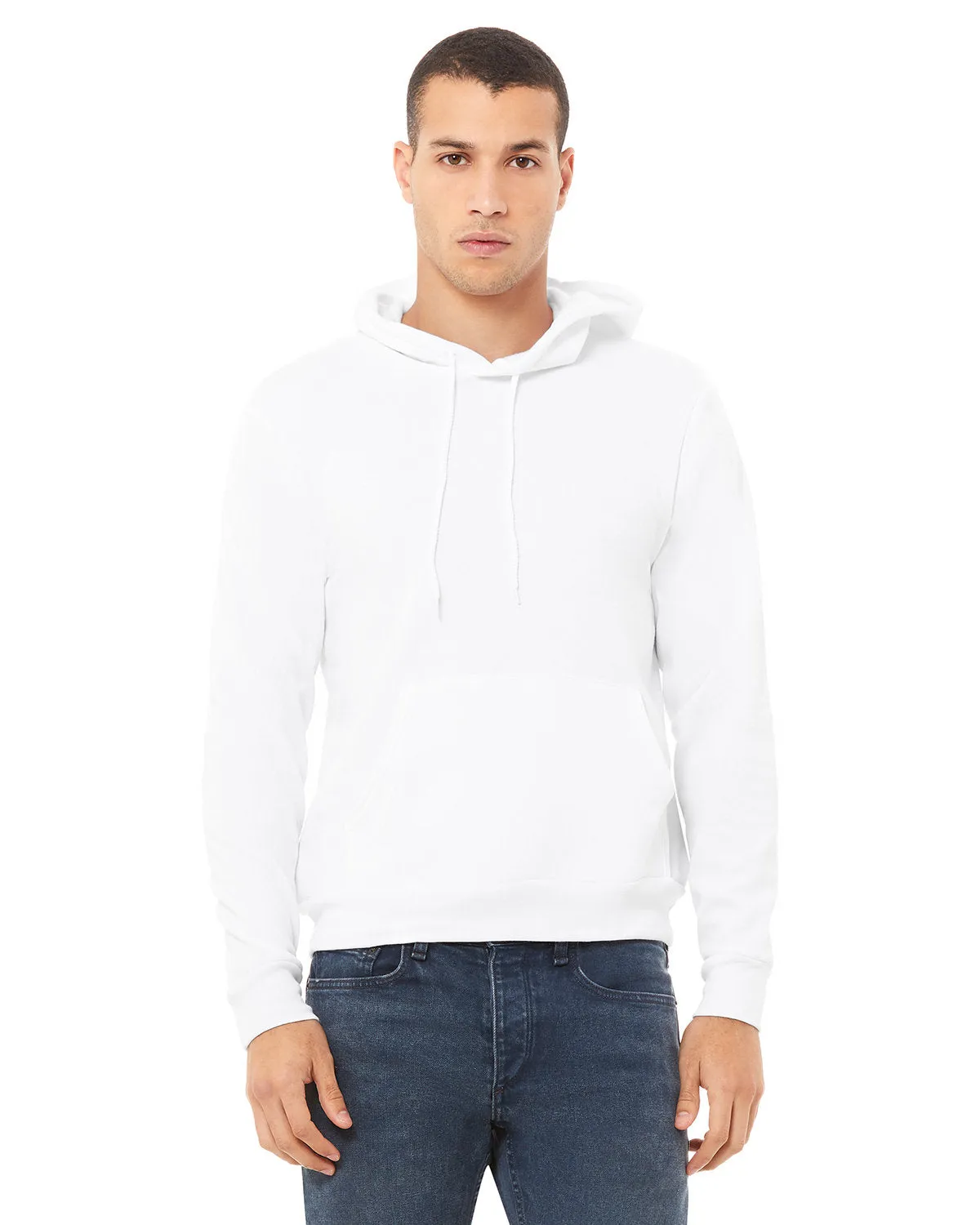 Bella   Canvas 3719 Unisex Fleece-Pullover mit Kapuze aus Schwammmaterial