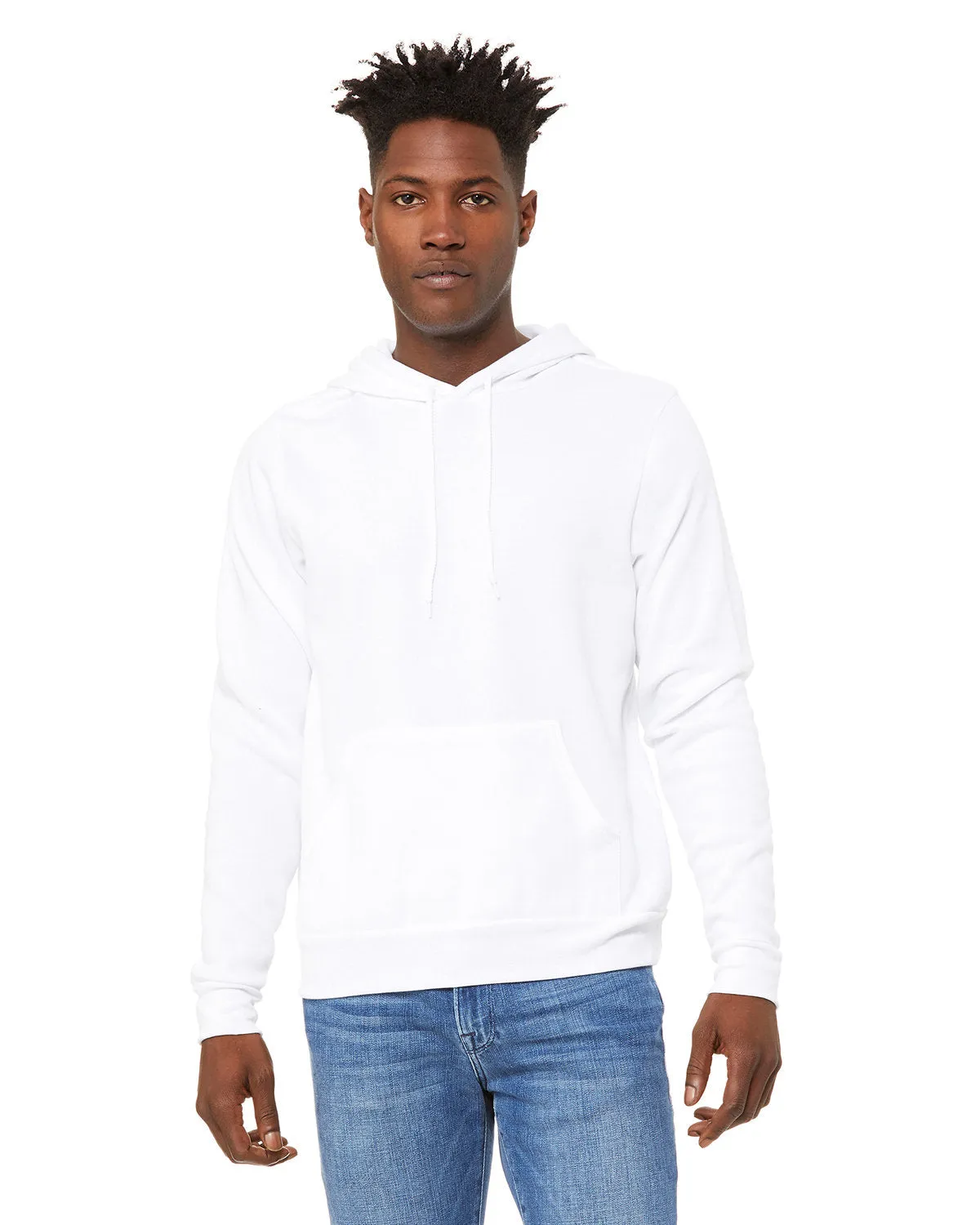 Bella   Canvas 3719 Unisex Fleece-Pullover mit Kapuze aus Schwammmaterial