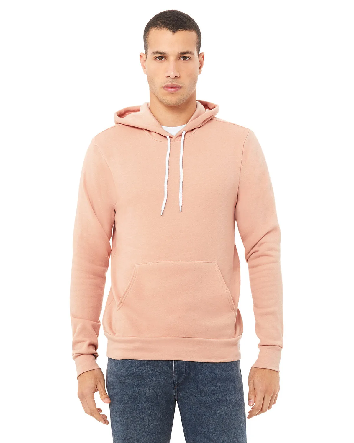 Bella   Canvas 3719 Unisex Fleece-Pullover mit Kapuze aus Schwammmaterial
