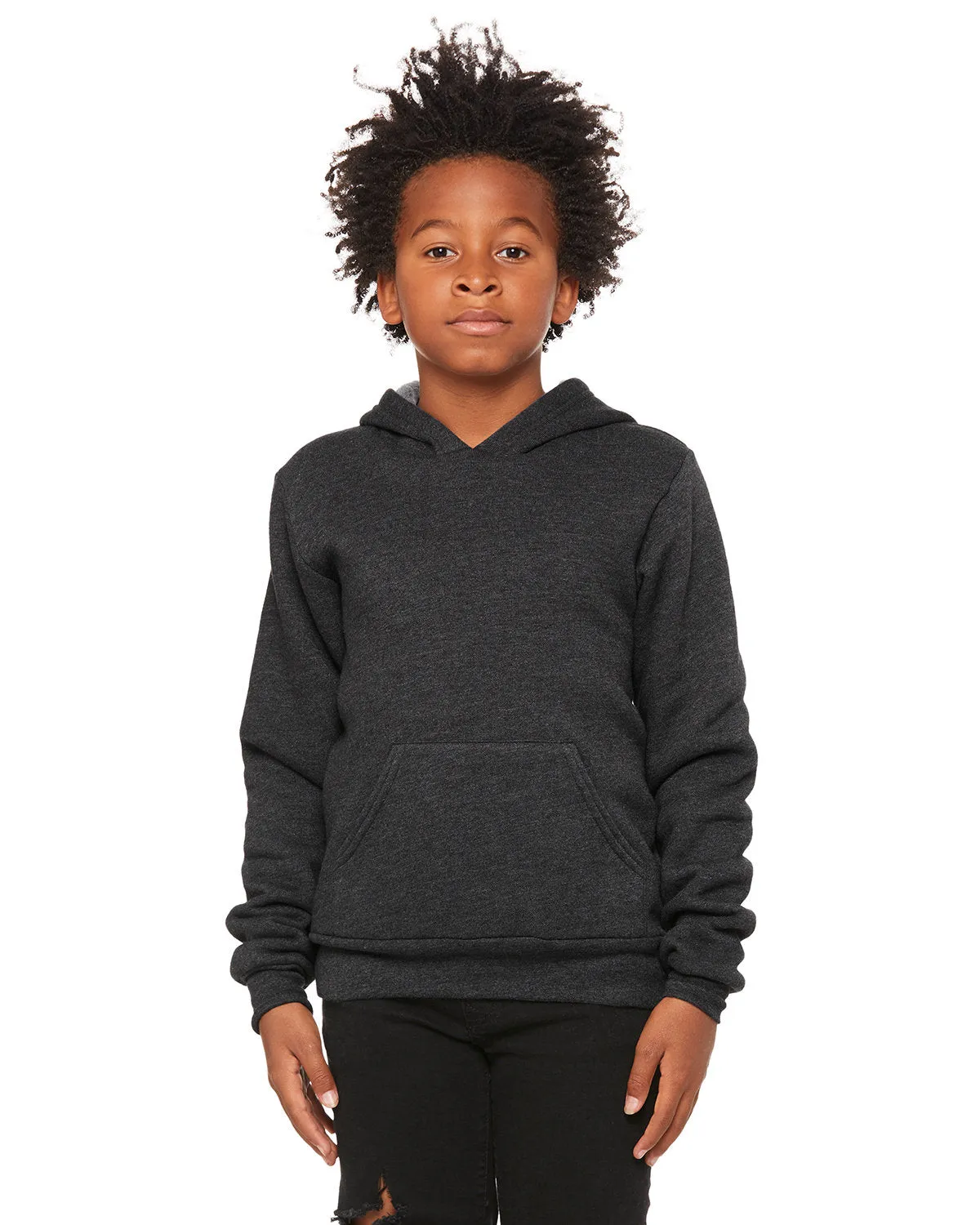 Bella   Canvas 3719Y Jugendlicher Schwamm-Fleece-Pullover mit Kapuze