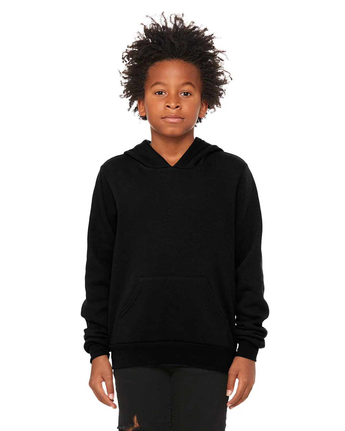 Bella   Canvas 3719Y Jugendlicher Schwamm-Fleece-Pullover mit Kapuze
