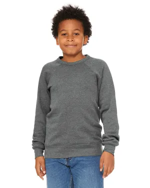 Bella   Canvas 3901Y Jugend-Fleece-Raglan-Sweatshirt