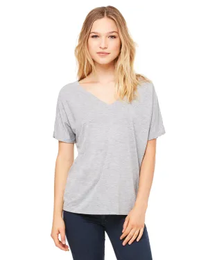 Bella   Canvas 8815 Damen Slouchy V-Ausschnitt T-Shirt