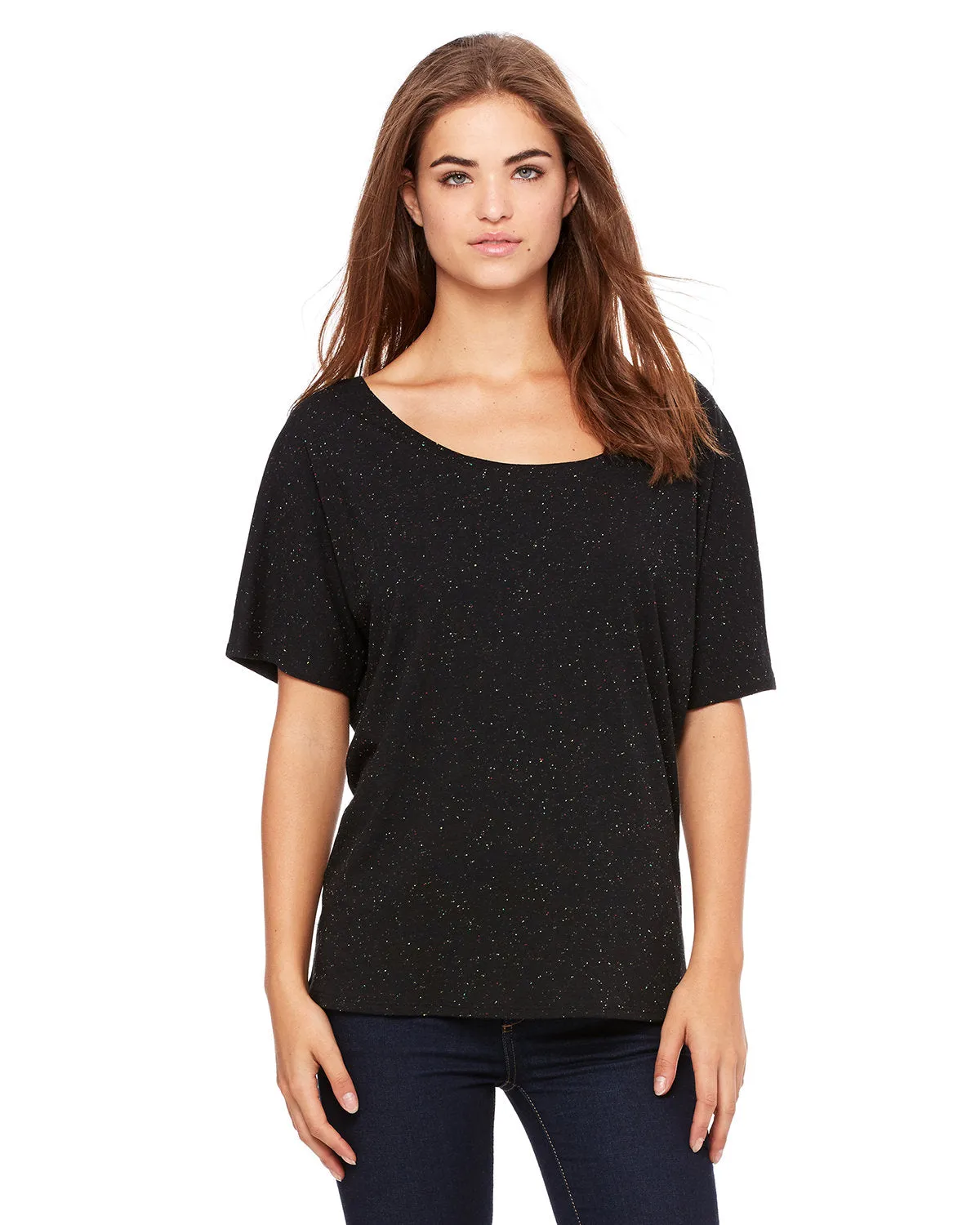 Bella   Canvas 8816 Damen Slouchy Rundhals-T-Shirt