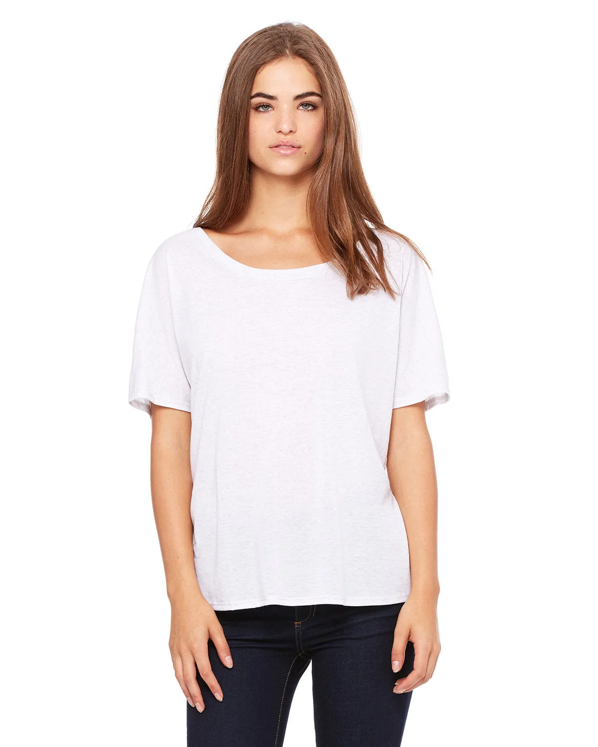 Bella   Canvas 8816 Damen Slouchy Rundhals-T-Shirt