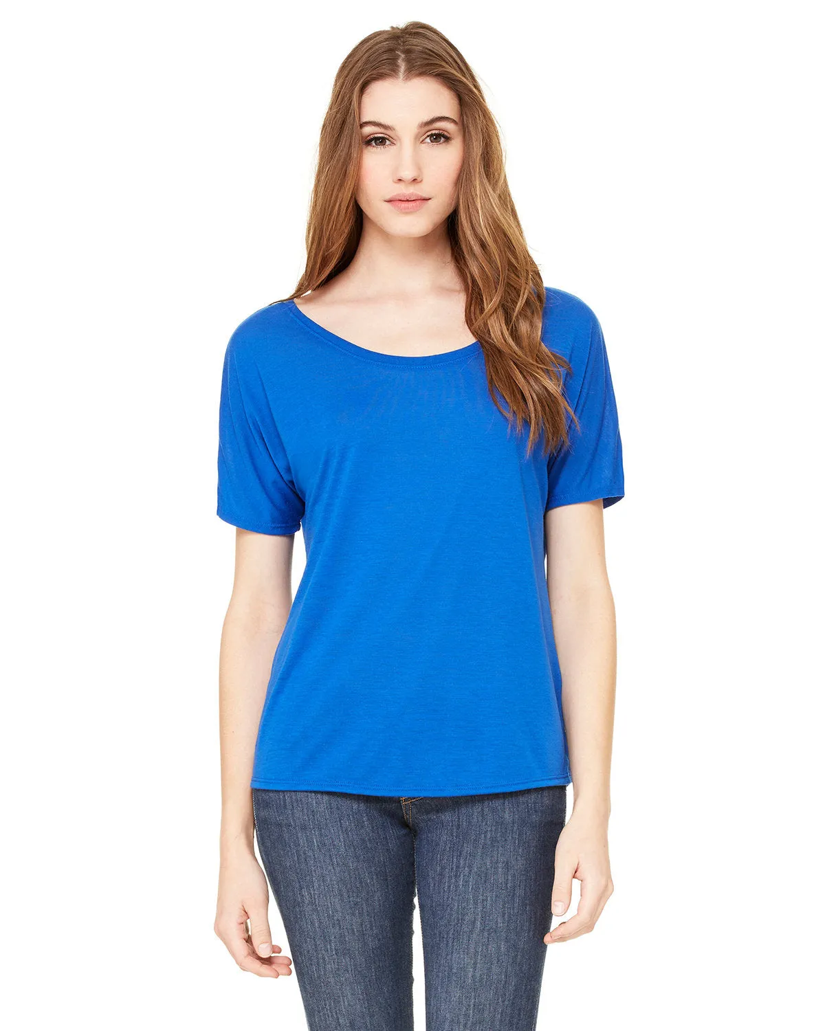Bella   Canvas 8816 Damen Slouchy Rundhals-T-Shirt