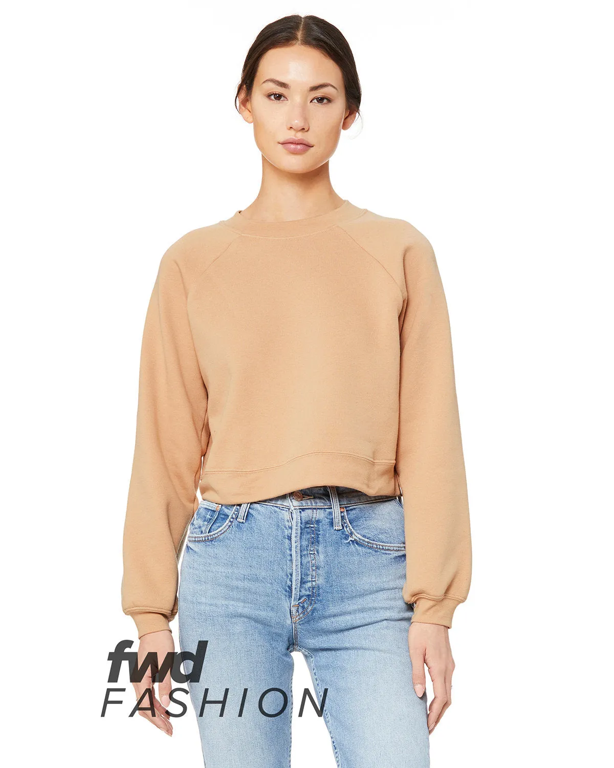 Bella   Canvas B7505 FWD Mode Damen Raglan Pullover Fleece