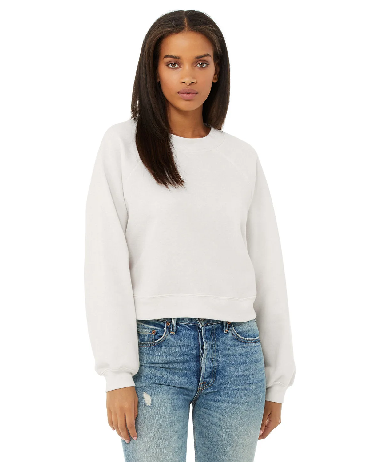 Bella   Canvas B7505 FWD Damen Raglan Pullover Fleece