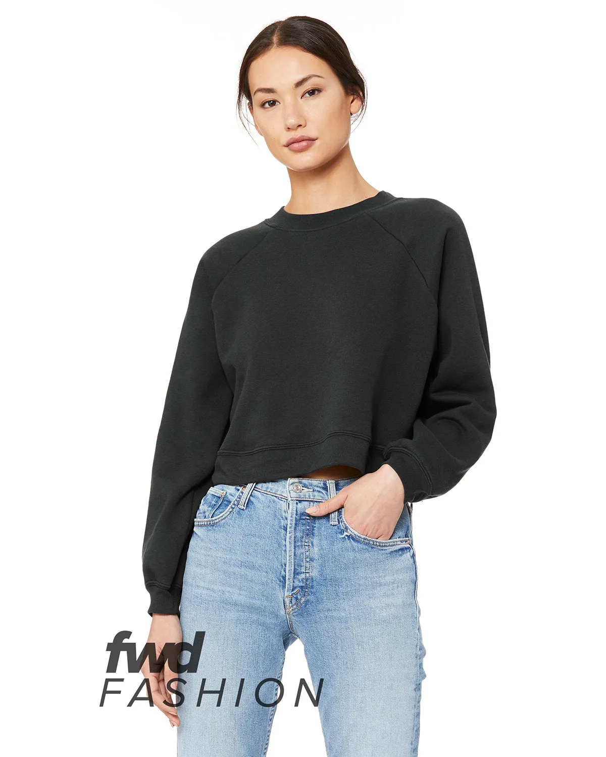 Bella   Canvas B7505 FWD Damen Raglan Pullover Fleece