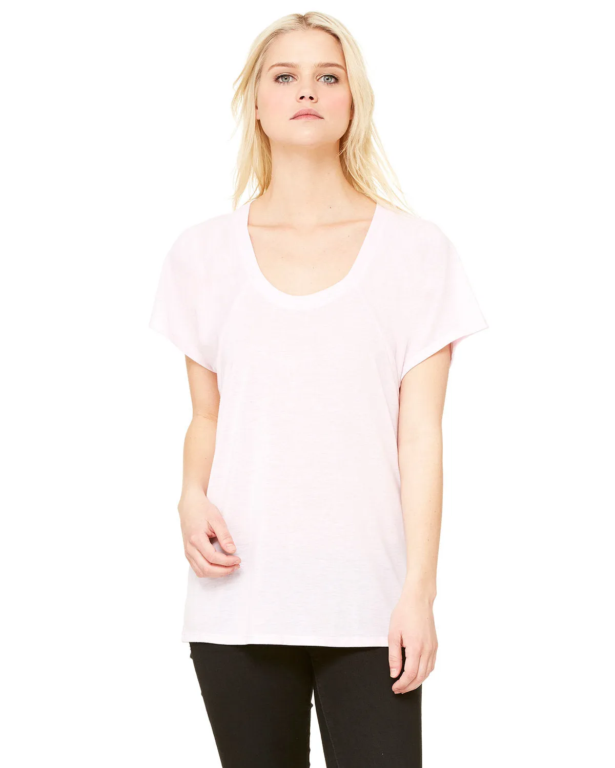 Bella   Canvas B8801 Damen Fließendes Raglan T-Shirt