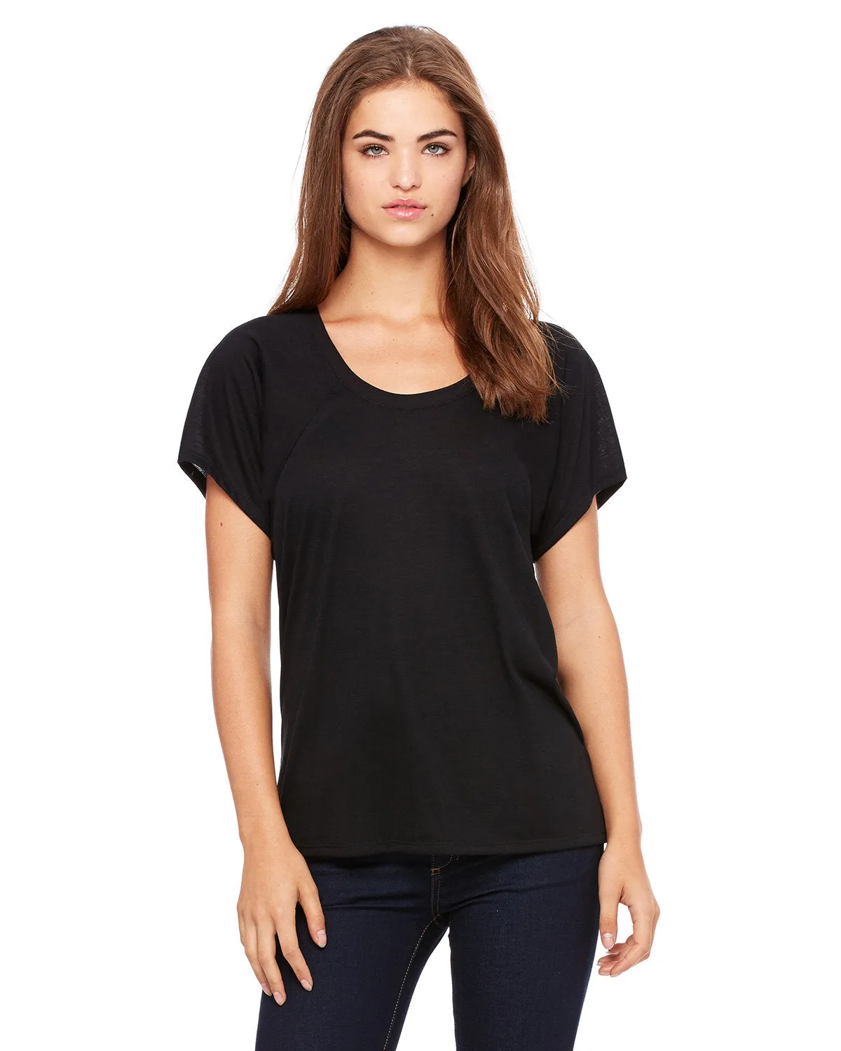 Bella   Canvas B8801 Damen Fließendes Raglan T-Shirt