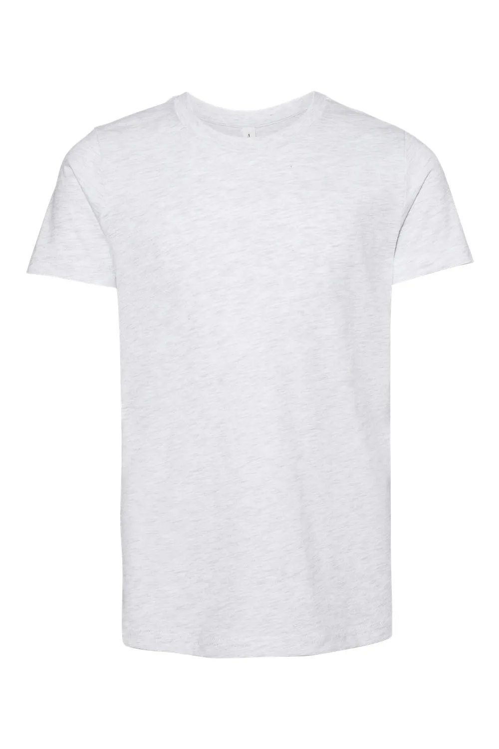 Bella   Canvas Jugend-Jersey Kurzarm Rundhals T-Shirt - Aschgrau
