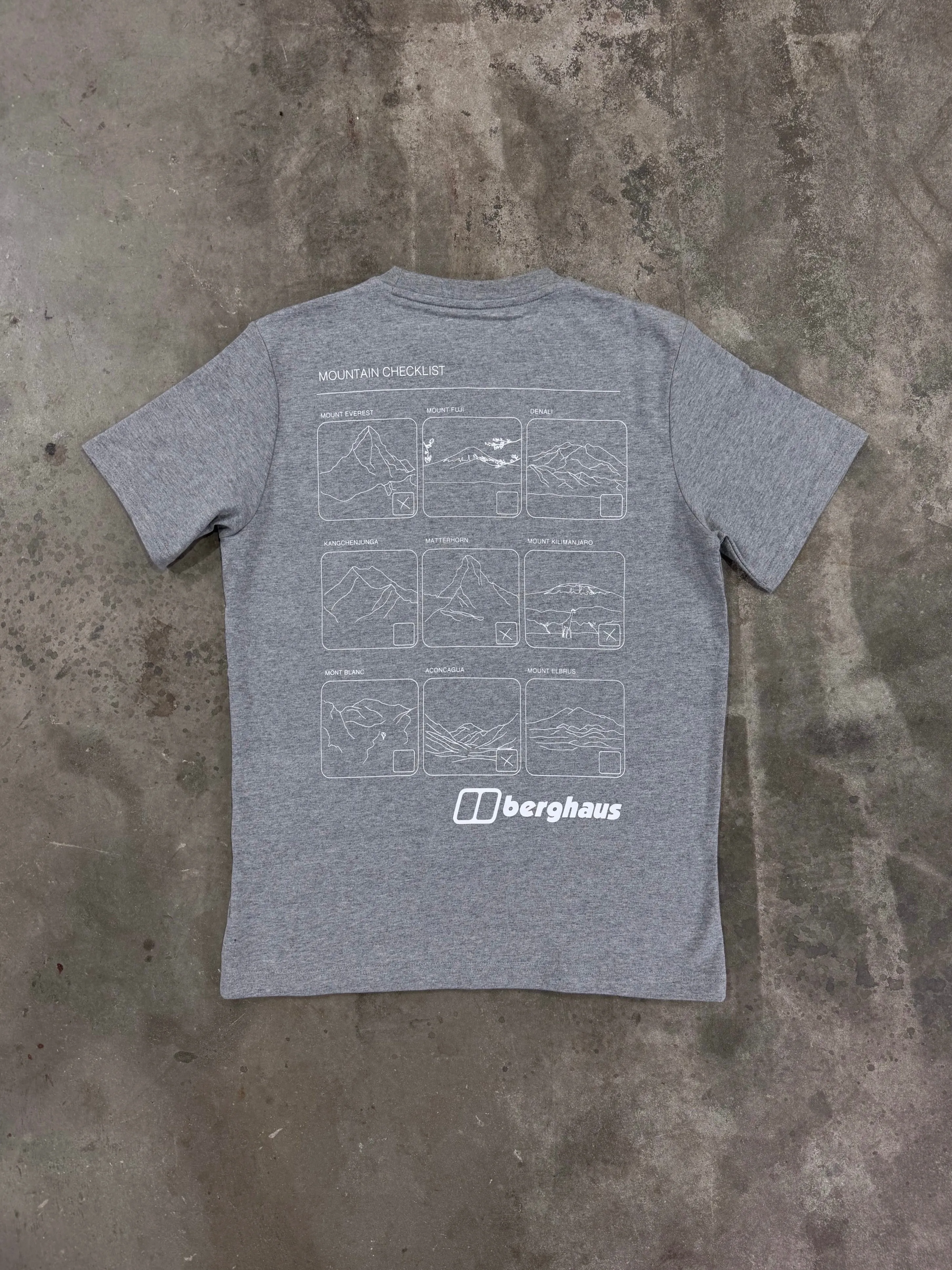 Berghaus Mountain Checklist T-Shirt - Grau