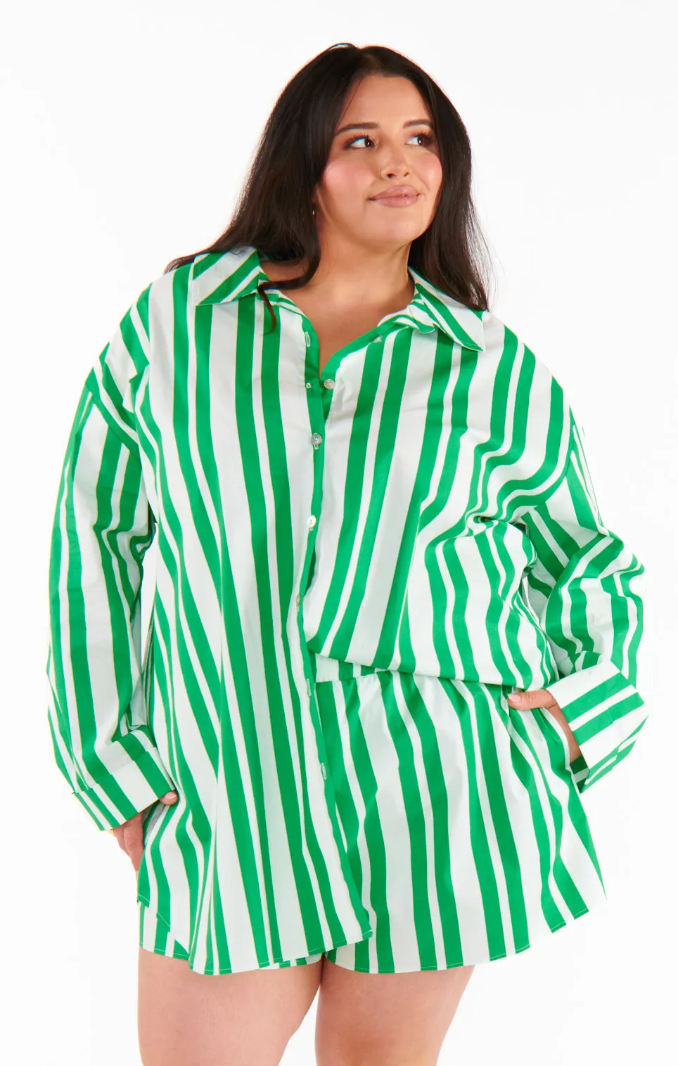 Berman Button Down ~ Mittelstreifen